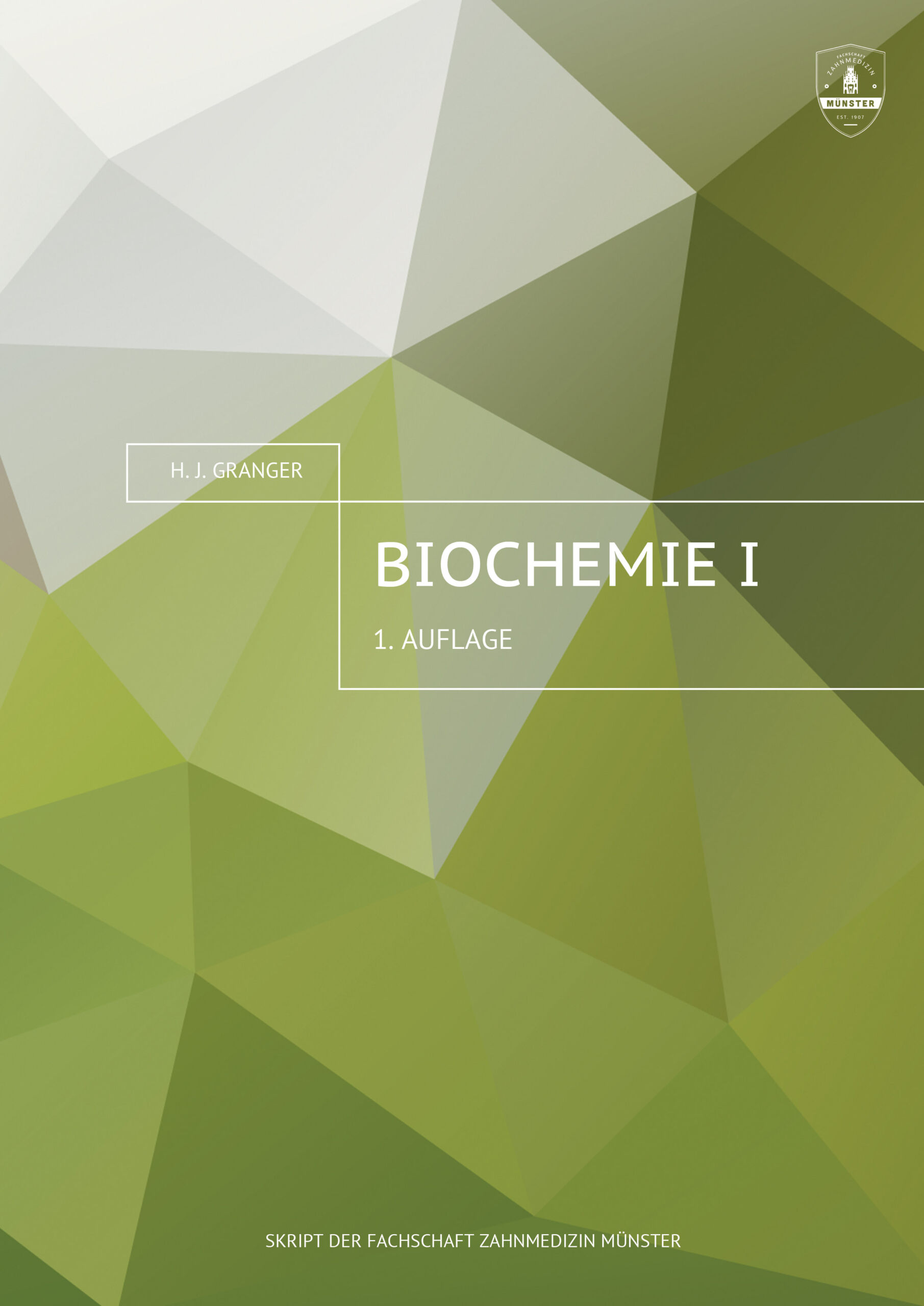 7€ - Biochemie I Script - Zahmedizin Uni Münster